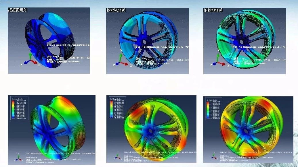 【技研】基于ABAQUS汽车轮毂模态分析方法及案例