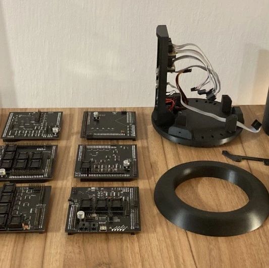 耗时两年，19岁小伙采用230片纯74逻辑芯片搭建出32位Risc-V处理器！可玩贪吃蛇