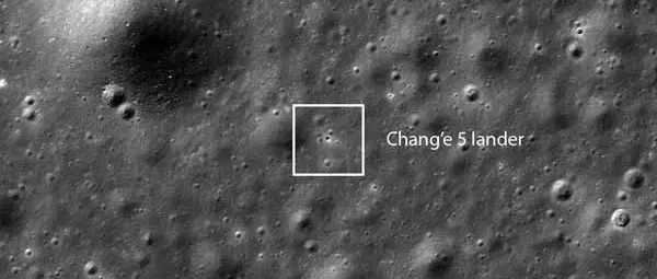 NASA拍摄到了嫦娥五号！美月球侦察轨道器在月球表面发现嫦娥五号着陆器！