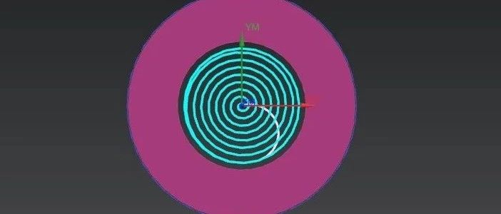 UG编程螺旋铣面宏后处理数学原理