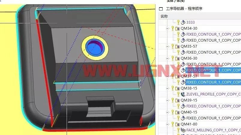 NX加工清根驱动碰撞检查里的“使用2D工件”用法