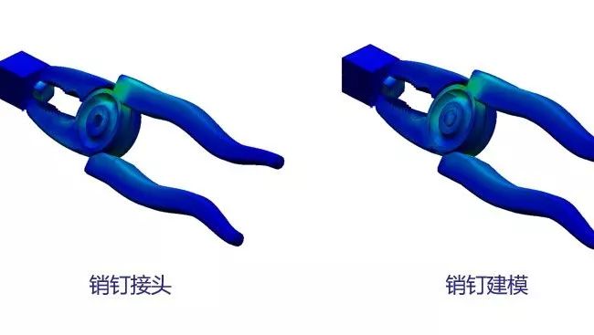 用连接接头简化分析模型