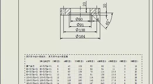 SOLIDWORKS配置：用系列零件设计表生成配置