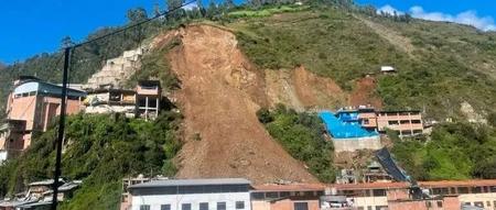 秘鲁暴雨诱发的滑坡(Peru landslide)造成重大损失