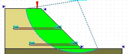 土工合成材料(Geotextile)加固边坡---PLE与SLIDE计算结果的比较