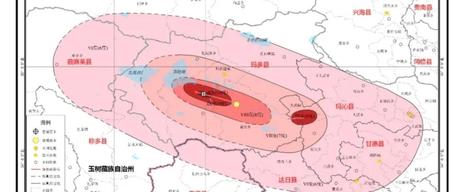 [应急管理] 青海玛多M7.4地震地震烈度(Intensity Scale)图