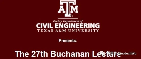 岩土工程讲座: Buchanan Lecture