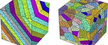 三维Voronoi块体的单轴抗压强度试验