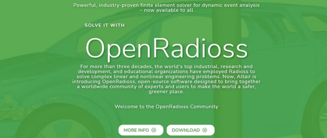 知名显式动力学求解器Radioss宣布开源
