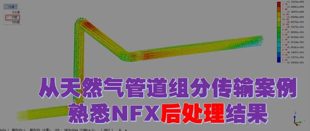【NFX CFD与流体力学】：从天然气管道组分传输案例——熟悉NFX后处理结果