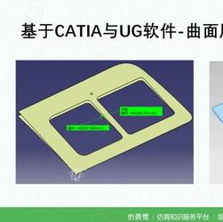 基于CATIA与UG汽车玻璃曲面展平面设计（含资料）