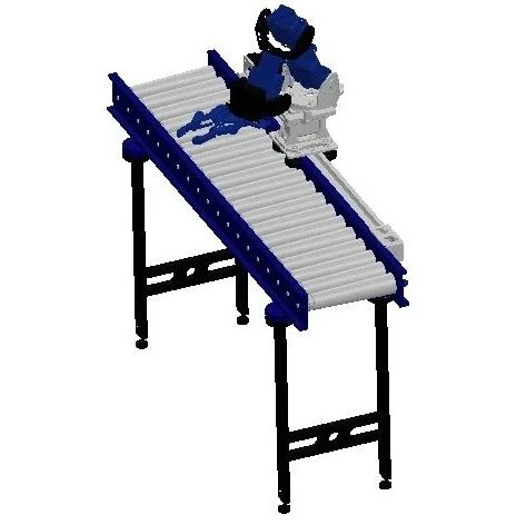 【工程机械】带机械臂的传送带3D数模图纸 STEP格式