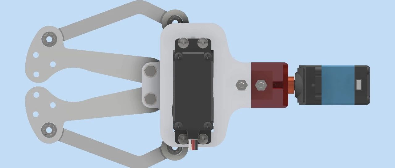 【工程机械】3D打印的铰接夹持器结构3D图纸 STP STL格式