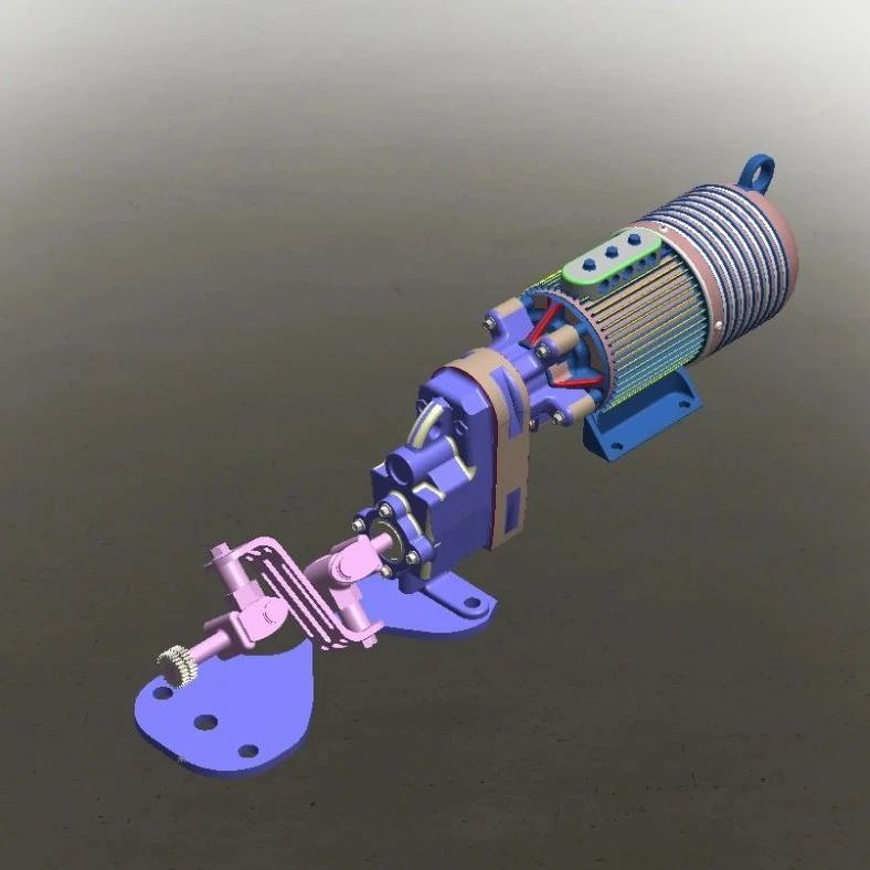 【差减变速器】Gear Box Electric电机齿轮箱3D图纸 Solidworks设计