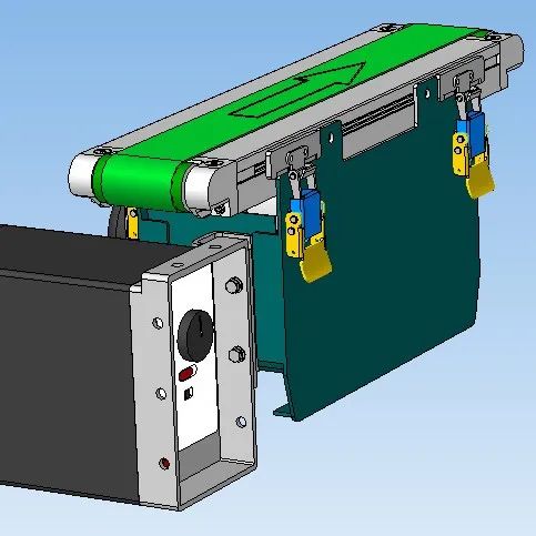 【工程机械】SANKI小型带式输送机3D图纸 STP格式