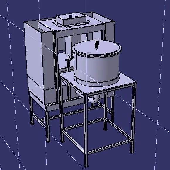 【工程机械】Tofu Machine豆腐机3D数模图纸 STEP格式