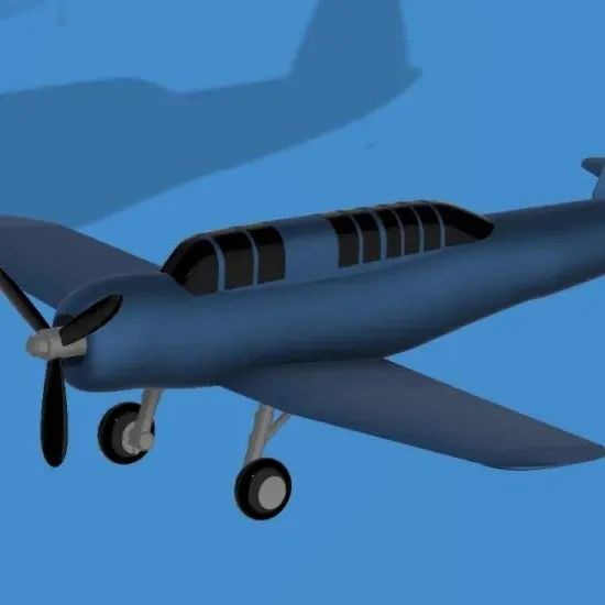 【飞行模型】Vought SB2U Vindicator舰载俯冲轰炸机简易模型3D图纸 
