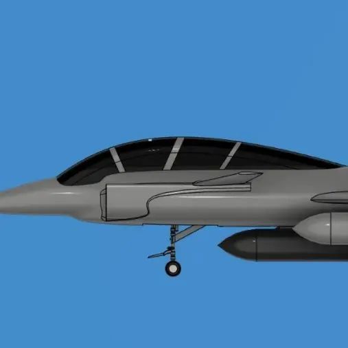 【飞行模型】Dassault Rafale M NAVY达索阵风战斗机3D数模图纸 STEP格式
