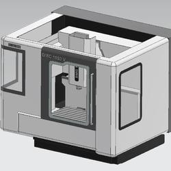 【工程机械】DMG MORI DMC 1150V三轴铣床3D数模图纸 STP IGS格式