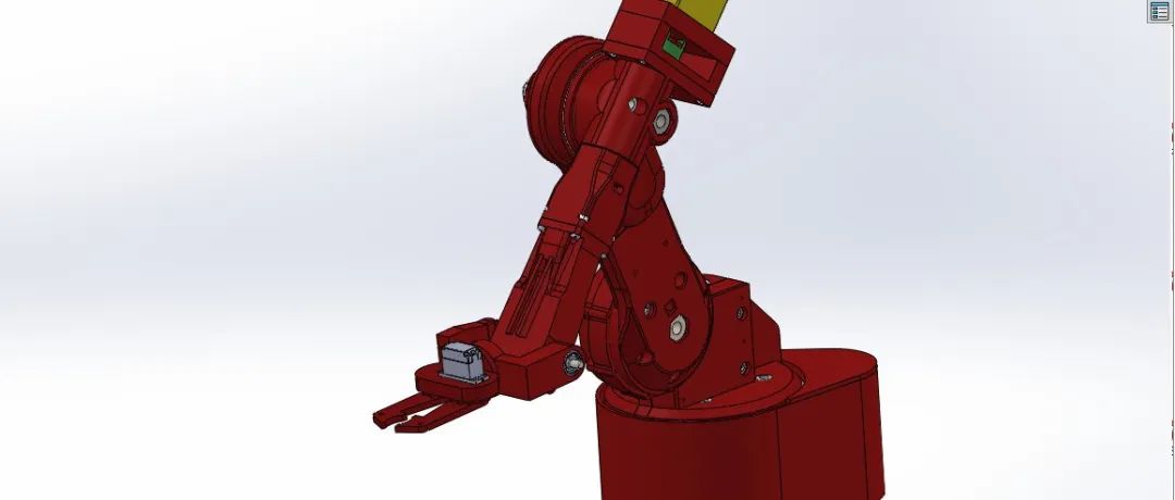 【机器人】6-DoF Robot Arm V2 6自由度机械臂3D数模图纸