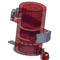 【工程机械】Horizontal boiler卧式锅炉结构3D图纸 STEP格式