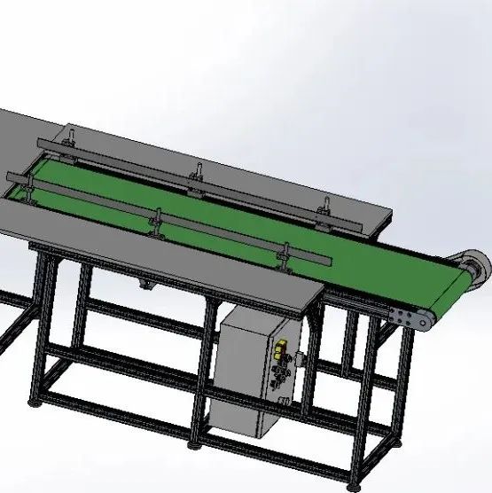 【工程机械】TABLE CONVEYOR台式输送机3D数模图纸 STEP格式