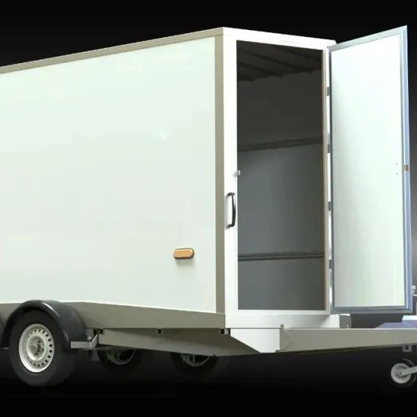 【工程机械】williams bv126拖车3D数模图纸 STEP格式