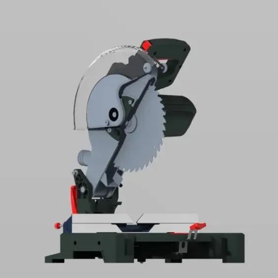 【工程机械】ALU CUTTING MACHINE铝切割机3D数模图纸 STP格式