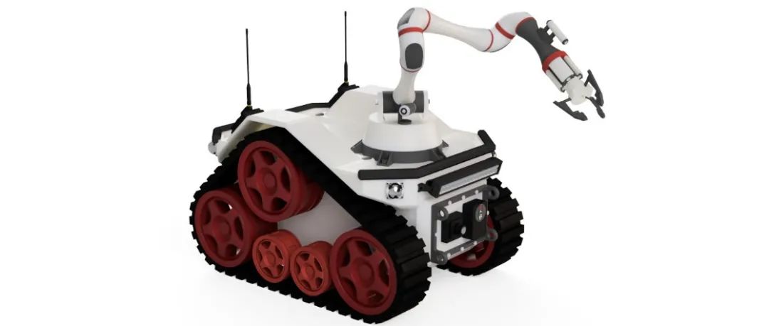 【机器人】拆弹履带机器人车3D数模图纸 STEP格式