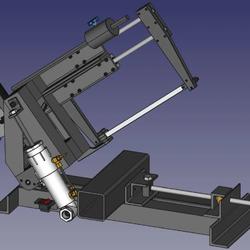 【工程机械】DIY Power Hacksaw电动锯结构3D数模图纸 STEP格式