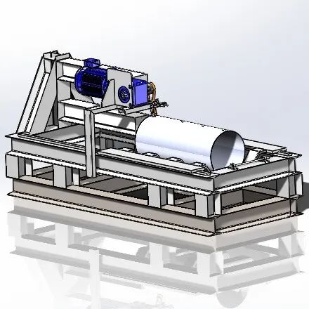 【工程机械】Grinding Sleeve Machine套筒研磨机3D数模图纸 STEP格式