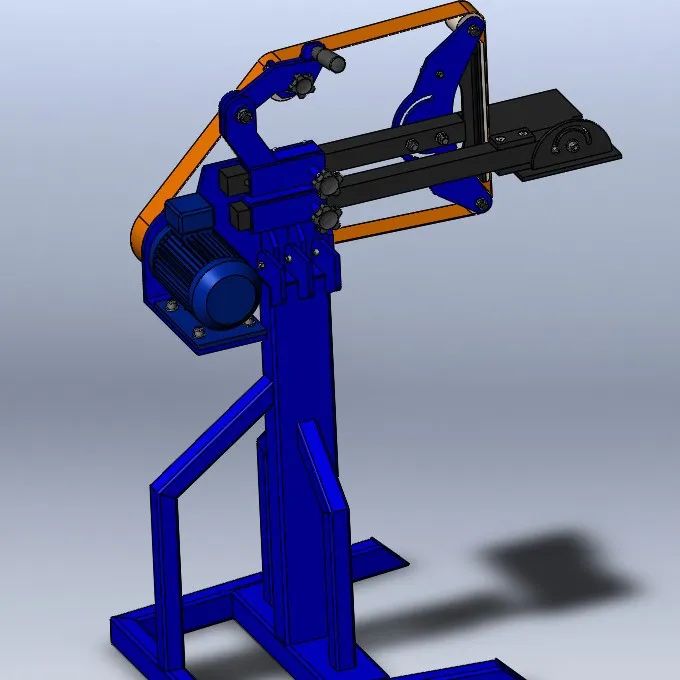 【工程机械】grinding-machine-23磨床3D数模图纸 STEP格式