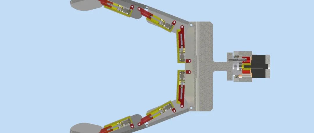 【机器人】带线性执行器的双指关节夹持器3D数模图纸 STP格式