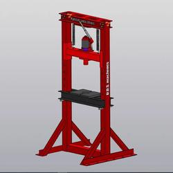 【工程机械】Hydraulic 50 tons Press Machine液压50吨压力机3D数模