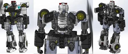 【机器人】Prowl Transformers变形金刚3D数模图纸 Solidworks设计