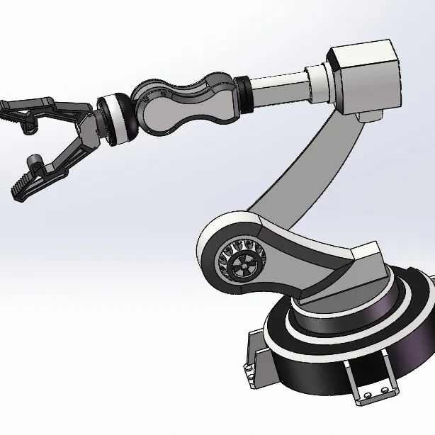【机器人】industrial-robot-29简易机械臂3D图纸 IGES格式