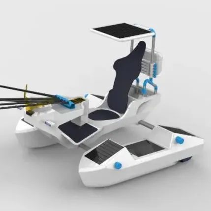 【海洋船舶】Boat小型太阳能渔船3D数模图纸 x_t格式