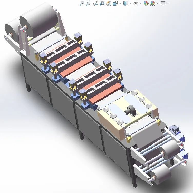 【非标数模】灭菌医疗制袋机3D数模图纸 x_t格式