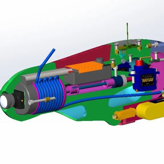 【海洋船舶】NAUGHTILUS SUBMARINE玩具潜艇结构3D图纸 STEP格式