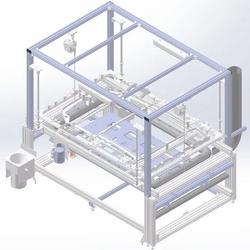 【非标数模】汽车天窗装配线3D数模图纸 Solidworks设计 附STEP