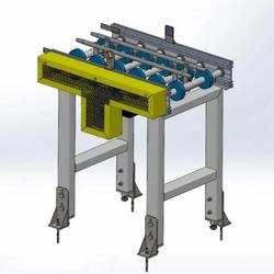 【工程机械】模块化电动输送机结构3D图纸 igs格式