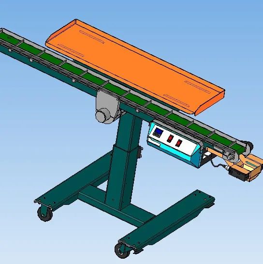 【工程机械】Belt conveyor Autobag FP011带式输送机3D数模图纸 