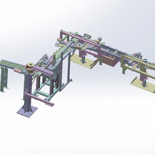 【非标数模】automatic filling自动灌装生产线3D数模图纸