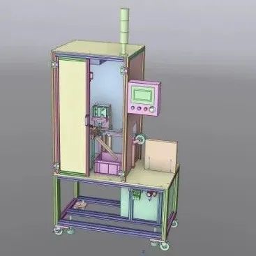 【工程机械】Automatic bending and cutting全自动折弯切割机3D图纸 