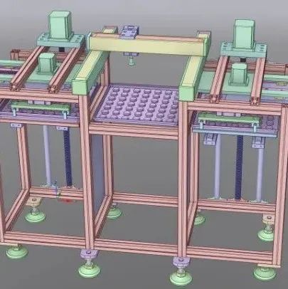 【工程机械】Automatic feeding machine自动送料机3D数模图纸