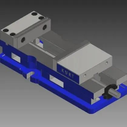 【工程机械】KURT HD-690虎钳3D数模图纸 STP格式