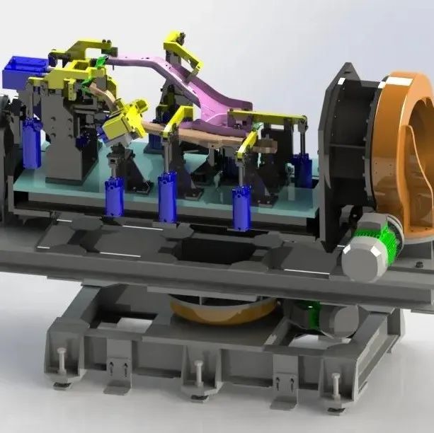 【工程机械】welding-jig-21焊接夹具3D数模图纸 IGS格式