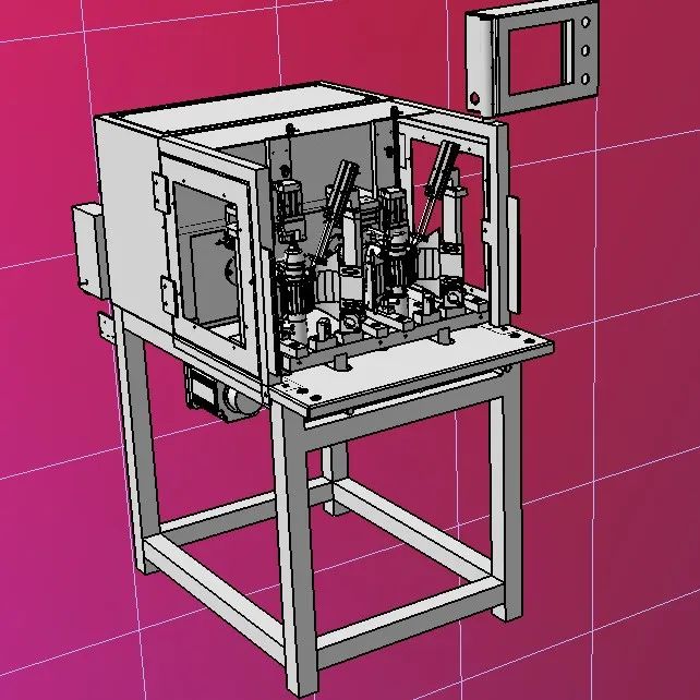 【非标数模】Otomatik自动滚动装置3D数模图纸 STEP格式