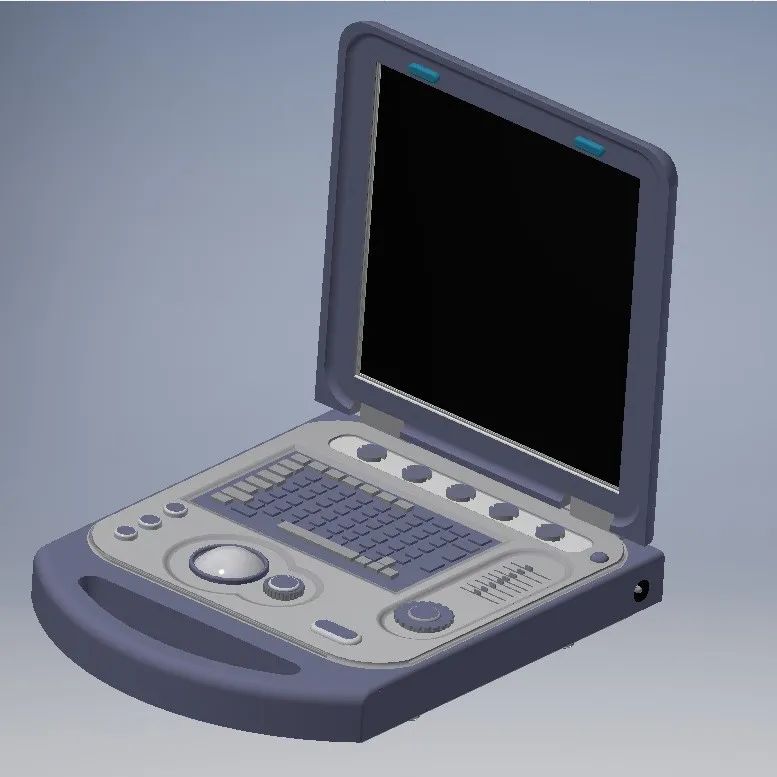 【医疗器械】Compact diagnostic ultrasound紧凑型诊断超声机3D图纸 