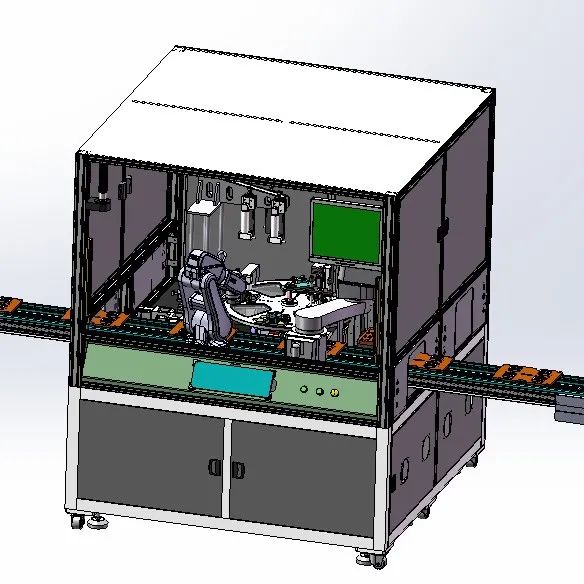 【非标数模】电池电容尺寸检测通用设备3D数模图纸 x_t格式